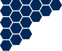 icon of blue hexagons